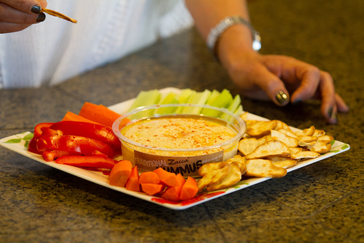 Hummus tray