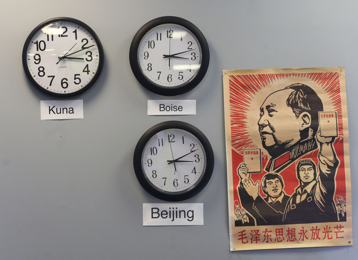 WhiteCloud office clocks
