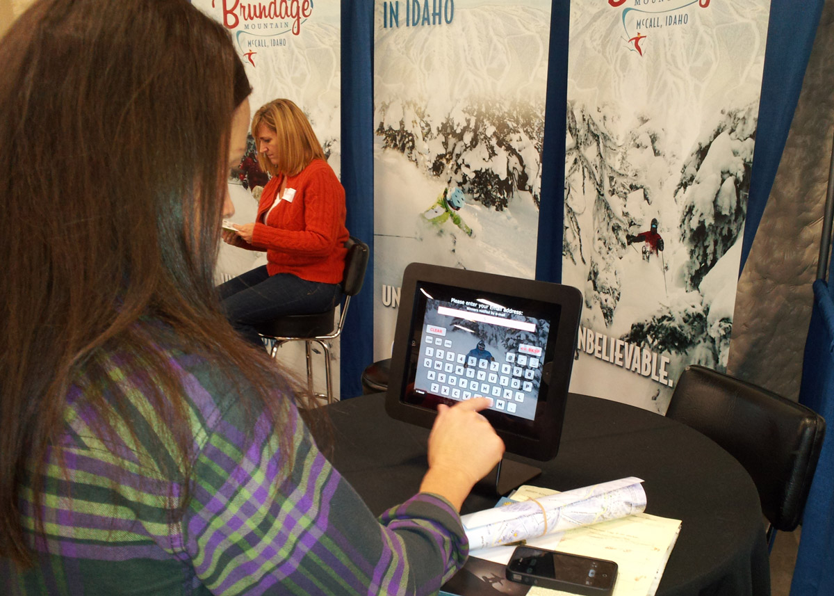 Customized iCapture sign up form for Brundage Ski Resort.
