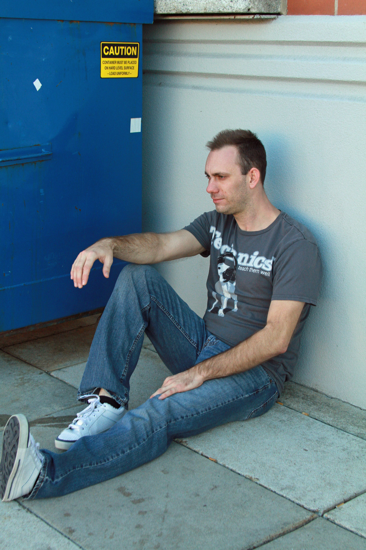 Ryan Zehm at the spot he used to develop games
