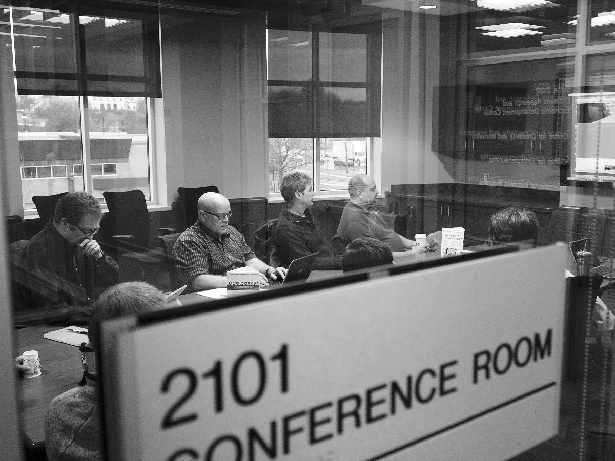 TechHelp team in meeting
