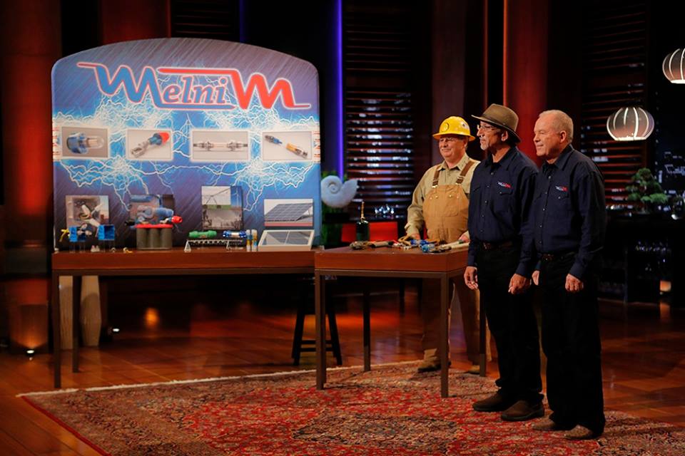 Melni Connectors pitching on Shark Tank in 2015.