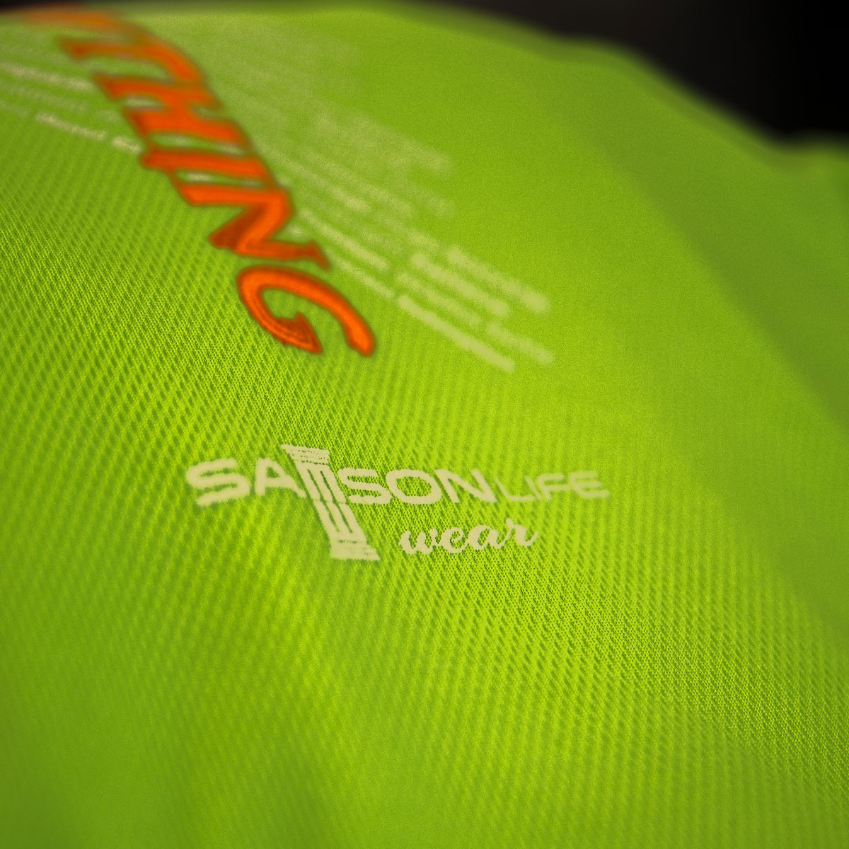 Samson Life athletic wear closeup